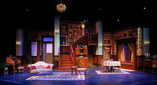 Scenic Design of ARSENIC AND OLD LACE by Patricia L. Frank